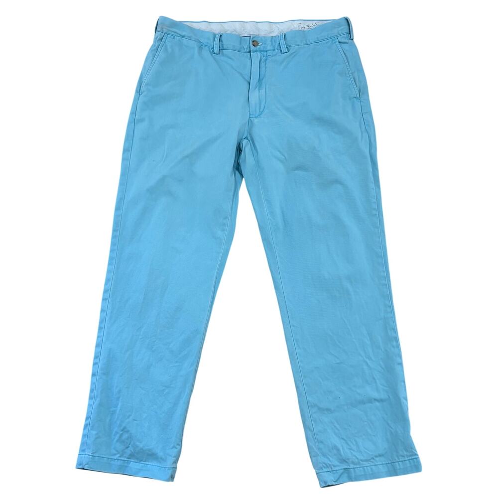 Polo by Ralph Lauren Men’s Light Blue Chino Dress Casual Pants Resort 36x30